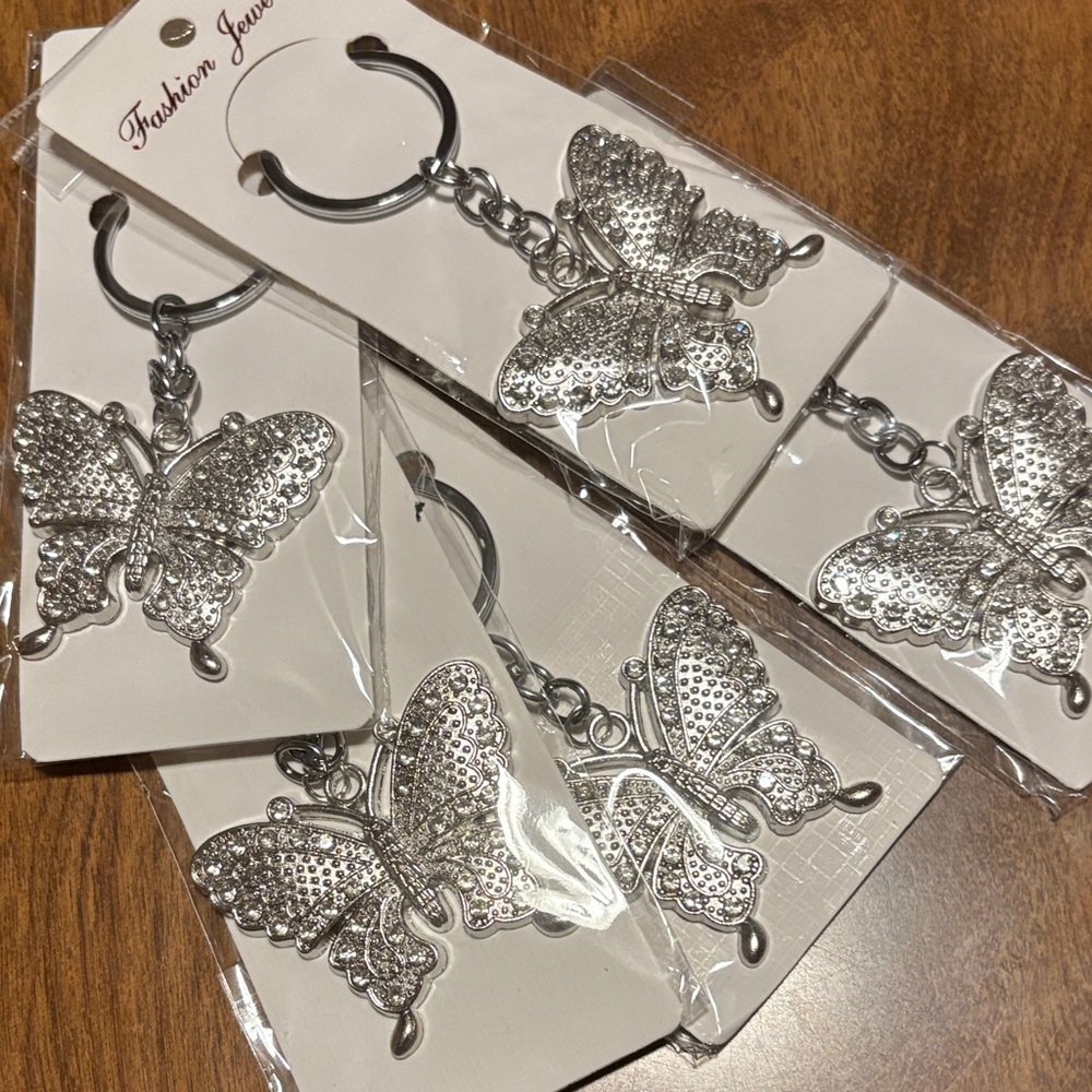Butterfly Keychains Bag Charms Bundle